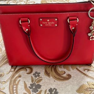 Kate Spade Leather Handbag (orange)